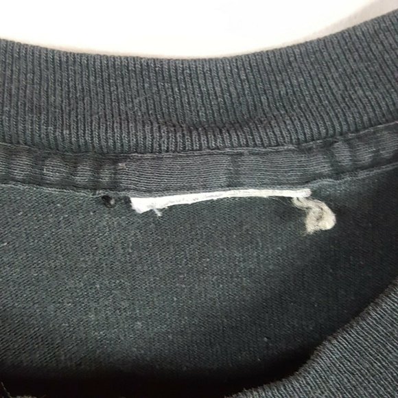 Vtg 90s Chicago White Sox T-Shirt Black MLB Spell - Picture 5 of 7